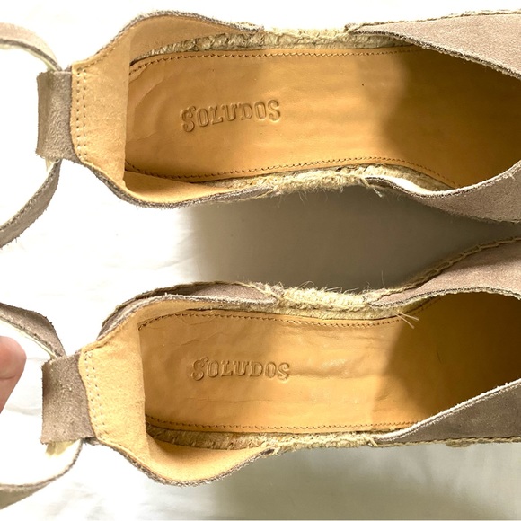 Anthropologie Soludos Positano Suede Wedges - Picture 14 of 15